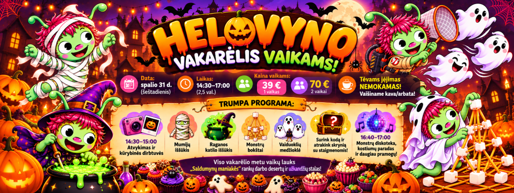 Helovyno vakarėlis vaikams
